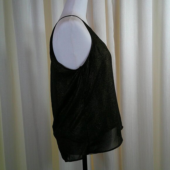 Calvin Klein Sheer Black Halter Tank in size M - Picture 6 of 6
